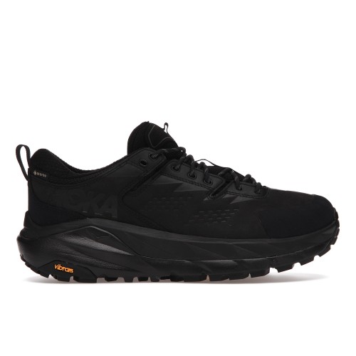 Кроссы Hoka One One Kaha Low Gore-Tex Black Charcoal Grey - мужская сетка размеров