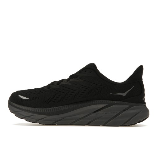 Кроссы Hoka One One Clifton 8 Black - мужская сетка размеров