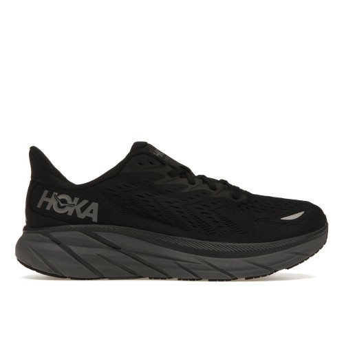 Кроссы Hoka One One Clifton 8 Black - мужская сетка размеров