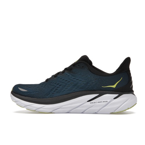 Кроссы Hoka One One Clifton 8 Blue Coral - мужская сетка размеров