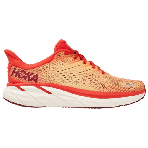 Кроссы Hoka One One Clifton 8 Fiesta - мужская сетка размеров