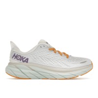 Женские кроссовки Hoka One One Clifton 8 Blanc De Blanc Purple Seafoam (W)
