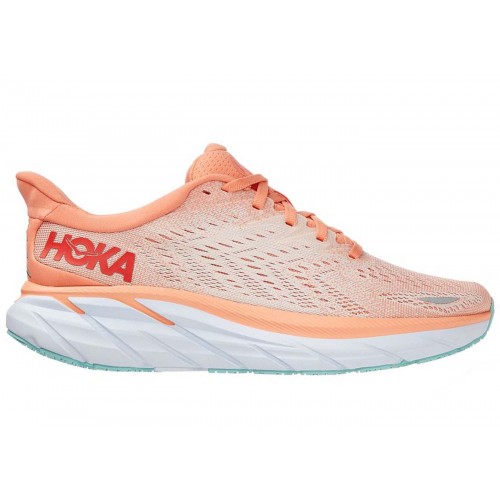 Кроссы Hoka One One Clifton 8 Cantaloupe (W) - женская сетка размеров