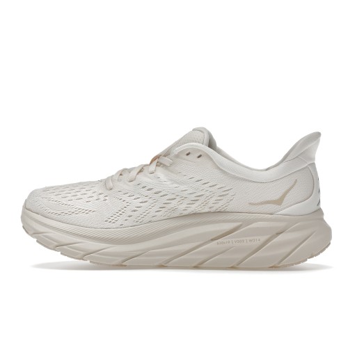 Кроссы Hoka One One Clifton 8 Eggnog Shifting Sand (W) - женская сетка размеров