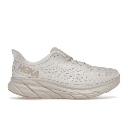 Кроссы Hoka One One Clifton 8 Eggnog Shifting Sand (W) - женская сетка размеров