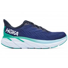 Женские кроссовки Hoka One One Clifton 8 Outer Space Bellweather Blue (W)