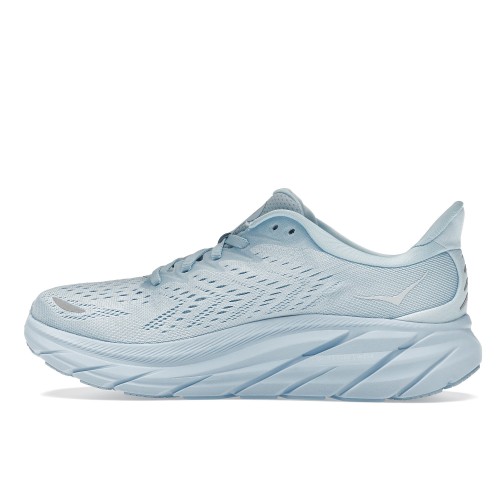 Кроссы Hoka One One Clifton 8 Summer Song Country Air Blue (W) - женская сетка размеров