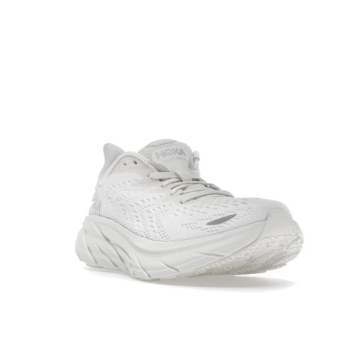 Кроссы Hoka One One Clifton 8 White (W) - женская сетка размеров