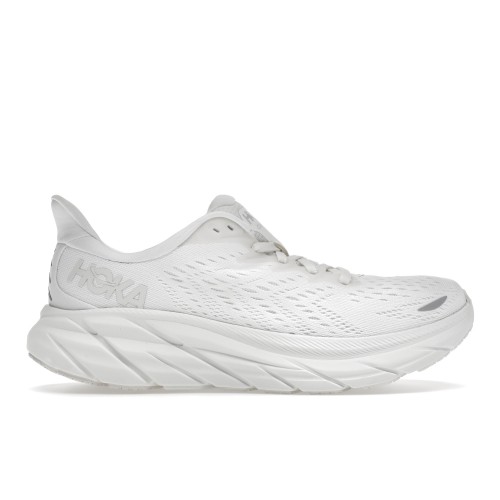 Кроссы Hoka One One Clifton 8 White (W) - женская сетка размеров