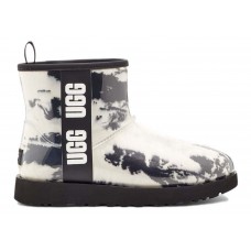 Женские UGG Classic Clear Mini Boot Marble White Black (W)