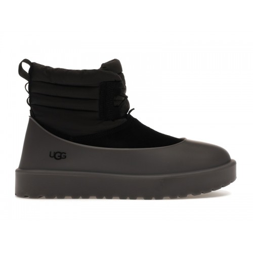 UGG Classic Mini Lace-Up Weather Boot Black - мужская сетка размеров