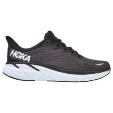 Кроссовки Hoka One One Clifton 8 Black White (Wide)