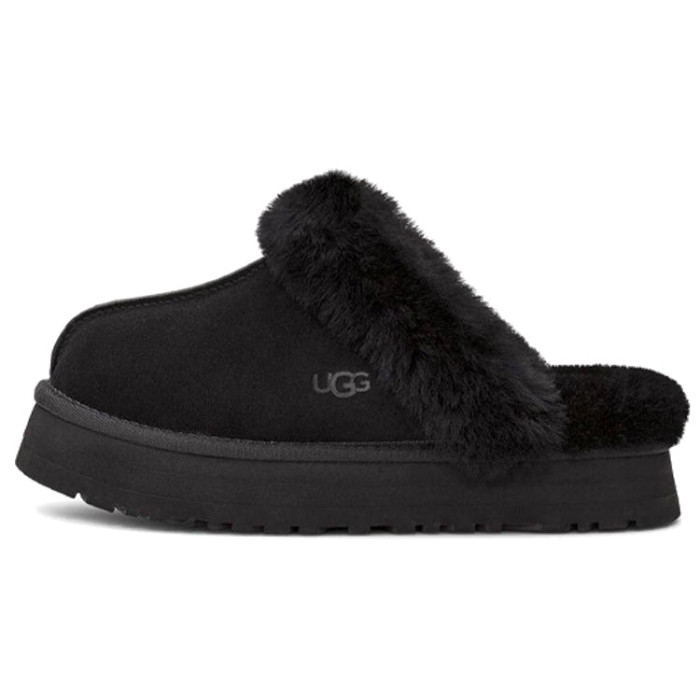 UGG Wmns Disquette Slipper Black - женская сетка размеров UGG Wmns Disquette Slipper Black - женская сетка размеров
