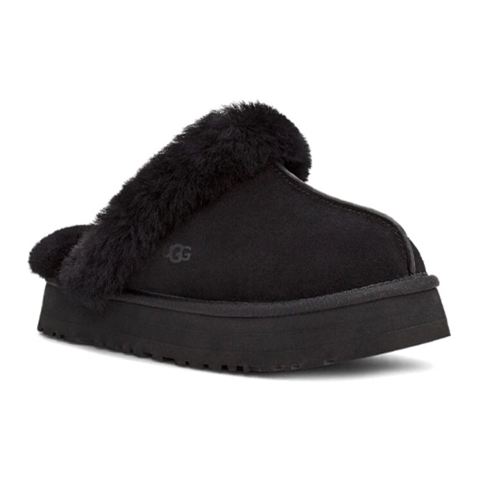 UGG Wmns Disquette Slipper Black - женская сетка размеров UGG Wmns Disquette Slipper Black - женская сетка размеров