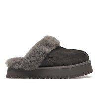 Женские тапки UGG Disquette Slipper Charcoal (W)