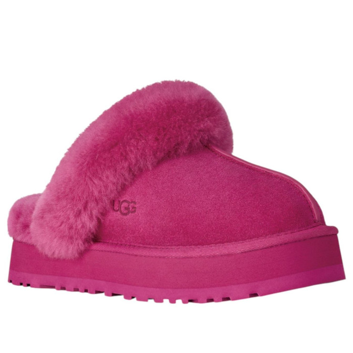 UGG Disquette Slipper Dark Peony (W) - женская сетка размеров UGG Disquette Slipper Dark Peony (W) - женская сетка размеров