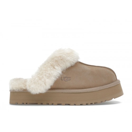 UGG Disquette Slipper Sand (W) - женская сетка размеров