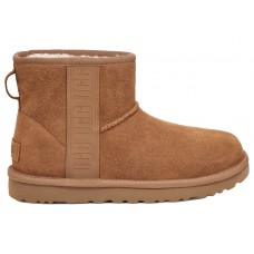 Женские UGG Classic Mini Side Logo Boot Chestnut (W)