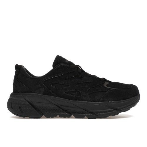 Кроссы Hoka One One Clifton L Suede Black (All Gender) - мужская сетка размеров