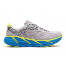 Кроссовки Hoka One One Clifton L Suede Lunar Rock Diva Blue