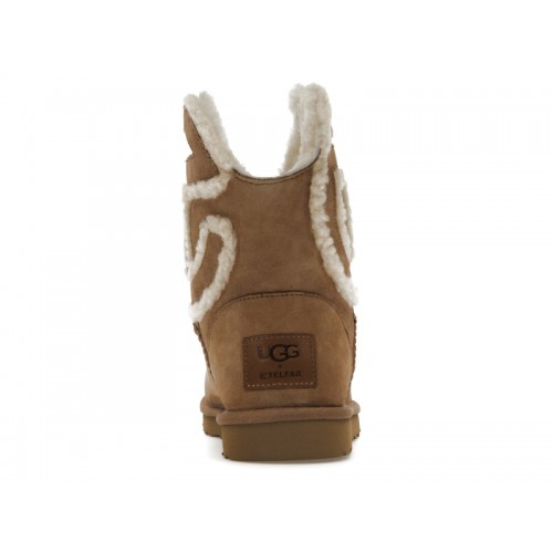 UGG x Telfar Logo Mini Chestnut - мужская сетка размеров