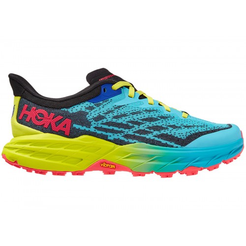 Кроссы Hoka One One Speedgoat 5 Scuba Blue Black - мужская сетка размеров