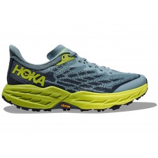 Кроссовки Hoka One One Speedgoat 5 Stone Blue Dark Citron