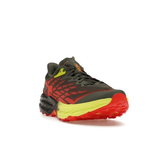 Кроссы Hoka One One Speedgoat 5 Thyme Fiesta - мужская сетка размеров