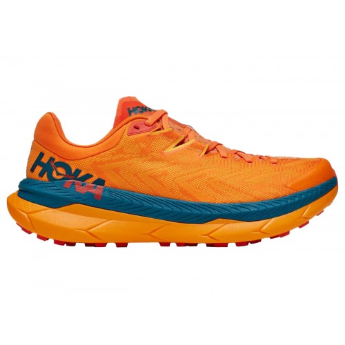 Кроссы Hoka One One Tecton X Persimmon Orange Blue - мужская сетка размеров