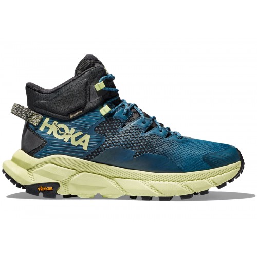 Кроссы Hoka One One Trail Code GTX Blue Graphite - мужская сетка размеров