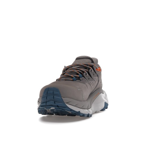 Кроссы Hoka One One Kaha 2 Low Gore-Tex Sharkskin Blue Coral - мужская сетка размеров