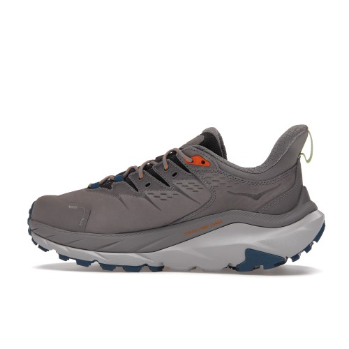 Кроссы Hoka One One Kaha 2 Low Gore-Tex Sharkskin Blue Coral - мужская сетка размеров