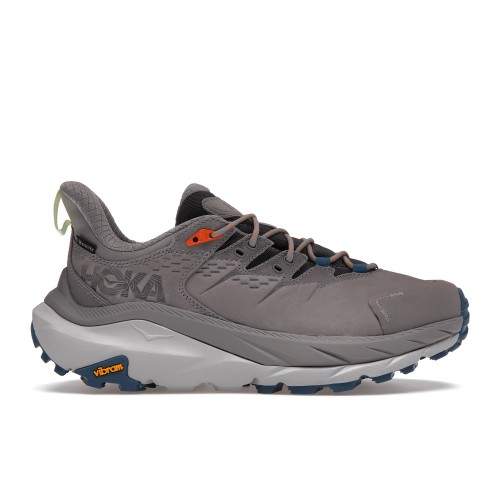Кроссы Hoka One One Kaha 2 Low Gore-Tex Sharkskin Blue Coral - мужская сетка размеров