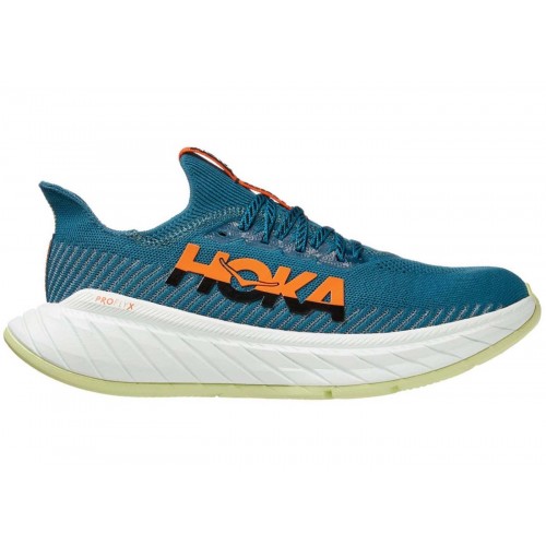 Кроссы Hoka One One Carbon X 3 Blue Coral Black - мужская сетка размеров