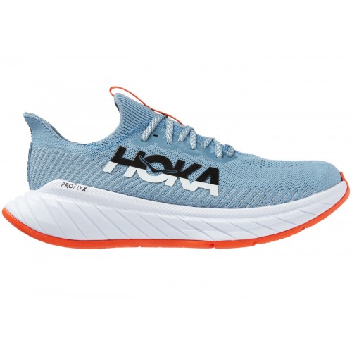 Кроссы Hoka One One Carbon X 3 Mountain Spring Puffin’s Bill - мужская сетка размеров