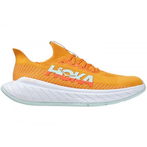 Кроссы Hoka One One Carbon X 3 Radiant Yellow - мужская сетка размеров