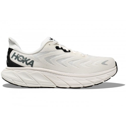 Кроссы Hoka One One Arahi 6 Blanc De Blanc Steel - мужская сетка размеров