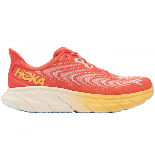 Кроссы Hoka One One Arahi 6 Fiesta Amber Yellow - мужская сетка размеров