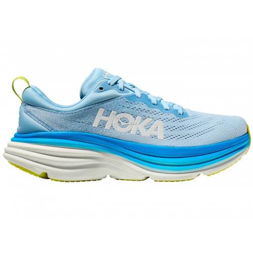 Кроссы Hoka One One Bondi 8 Airy Blue Diva Blue - мужская сетка размеров