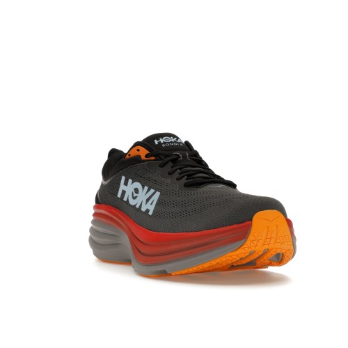 Кроссы Hoka One One Bondi 8 Anthracite Castlerock - мужская сетка размеров