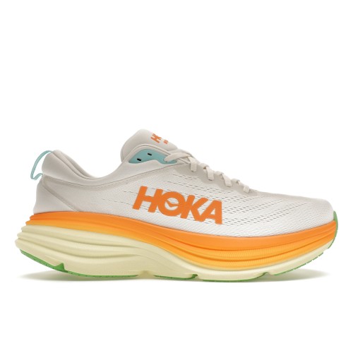 Кроссы Hoka One One Bondi 8 Blanc De Blanc Solar - мужская сетка размеров