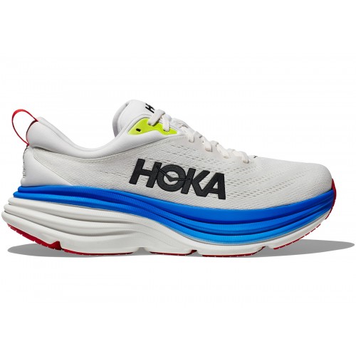 Кроссы Hoka One One Bondi 8 Blanc De Blanc Virtual Blue - мужская сетка размеров