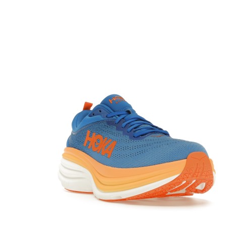 Кроссы Hoka One One Bondi 8 Coastal Sky Vibrant Orange - мужская сетка размеров