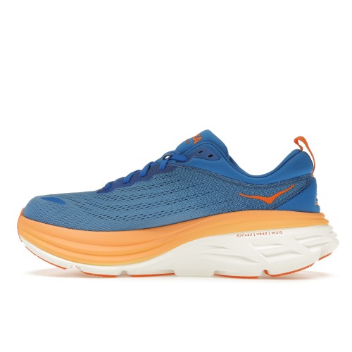 Кроссы Hoka One One Bondi 8 Coastal Sky Vibrant Orange - мужская сетка размеров