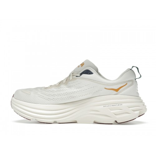 HOKA Bondi 8 Oat Milk Alabaster - мужская сетка размеров