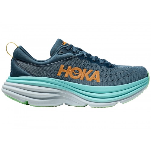 Кроссы Hoka One One Bondi 8 Real Teal Shadow - мужская сетка размеров