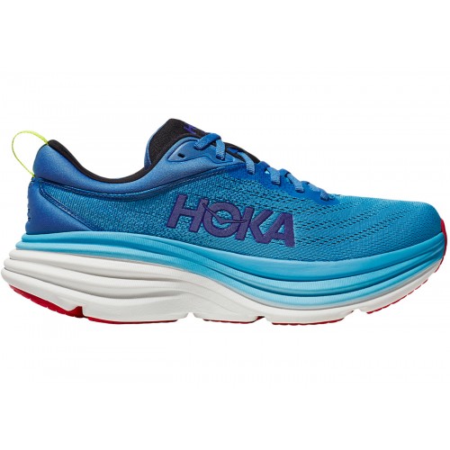 Кроссы Hoka One One Bondi 8 Virtual Blue Swim Day - мужская сетка размеров