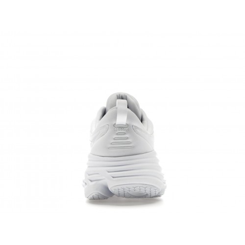 Кроссы Hoka One One Bondi 8 Triple White - мужская сетка размеров