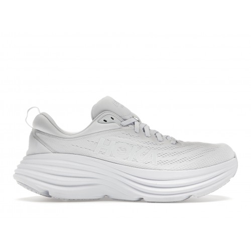 Кроссы Hoka One One Bondi 8 Triple White - мужская сетка размеров