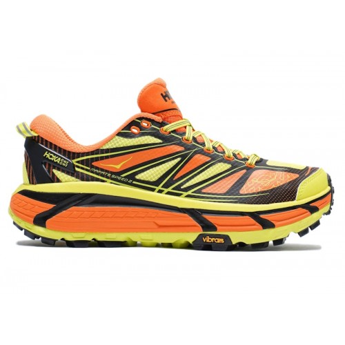 HOKA Mafate Speed 2 Electric Tangerine - мужская сетка размеров